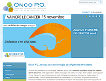 Tablet Screenshot of onco-po.org